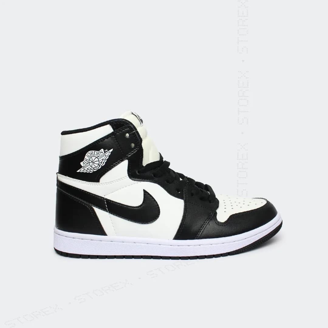 Nike Jordan 1 High Black/White Leather