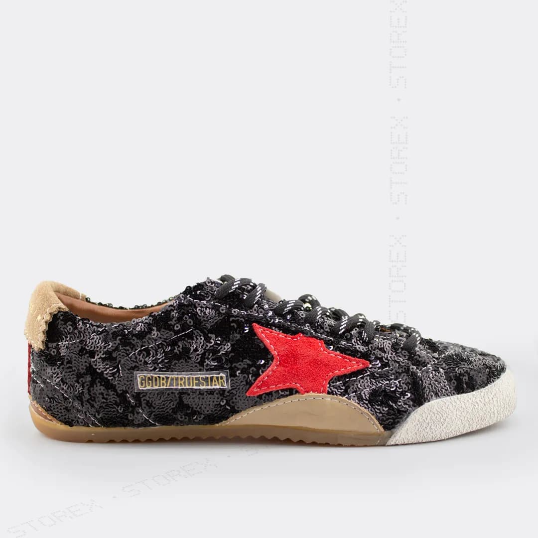 Golden Goose ★ True Star Glitter Black